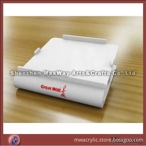 White High-quality Square Acrylic Laptop Display/Holder